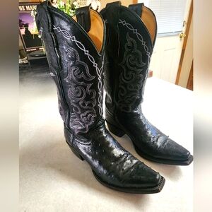 Women's Shyanne Ostrich Snip Toe Boot Size 6.5
